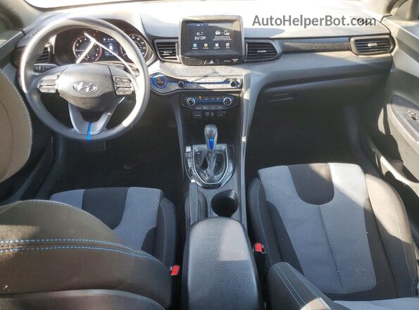 KMHTG6AF2LU031967 2020 HYUNDAI VELOSTER Black წინა პანელის ხედი