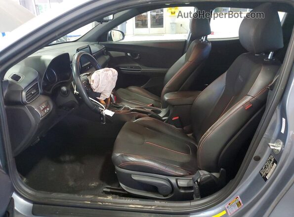 KMHTG6AF3KU013606 2019 HYUNDAI VELOSTER Gray Vista interior delantera