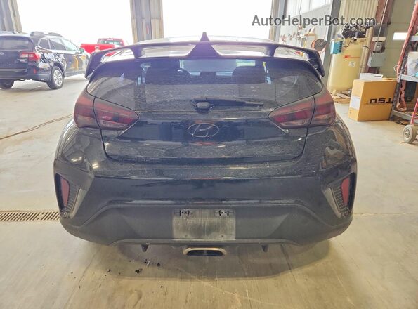 KMHTG6AF4KU010861 2019 HYUNDAI VELOSTER Black Rear view