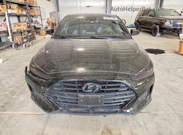 KMHTG6AF4KU010861 2019 HYUNDAI VELOSTER Black Front view
