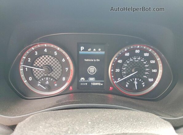 KMHTG6AF4LU024843 2020 HYUNDAI VELOSTER Белый Вид щитка приборов