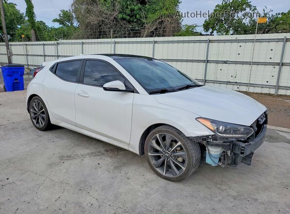KMHTG6AF4LU024843 2020 HYUNDAI VELOSTER Белый Передняя правая четверть