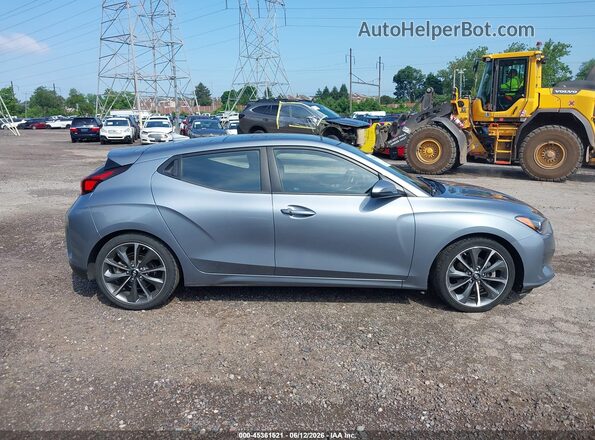 KMHTG6AF5KU003286 2019 HYUNDAI VELOSTER Gray Widok wnętrza z tyłu