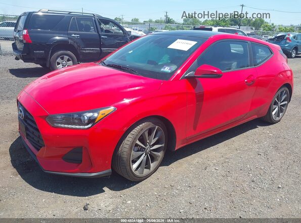 KMHTG6AF5LU021109 2020 HYUNDAI VELOSTER Red წინა მარცხენა ხედი სამი მეოთხედიდან