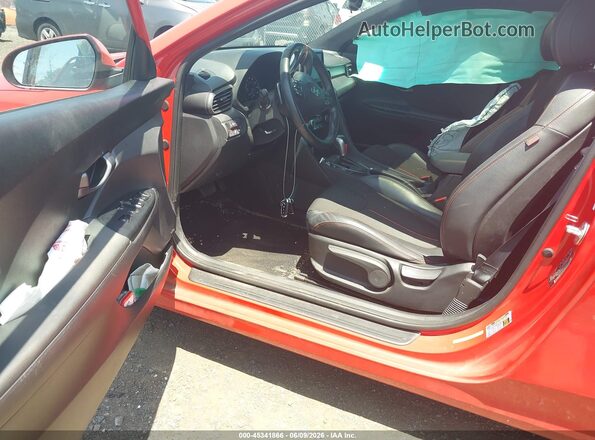 KMHTG6AF5LU021109 2020 HYUNDAI VELOSTER Red წინა სალონის ხედი