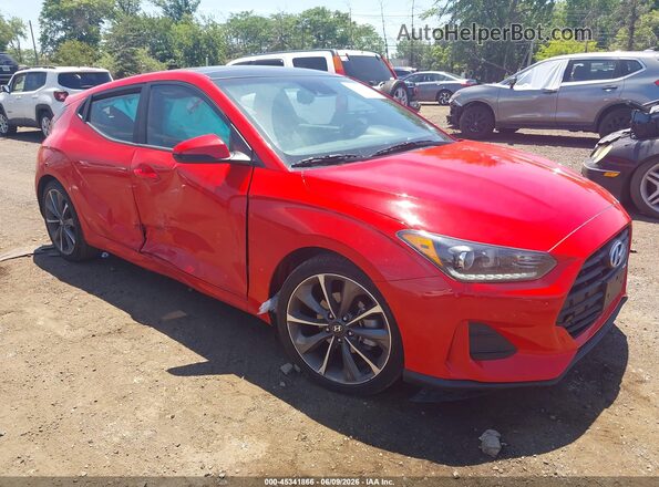 KMHTG6AF5LU021109 2020 HYUNDAI VELOSTER Red წინა ხედი