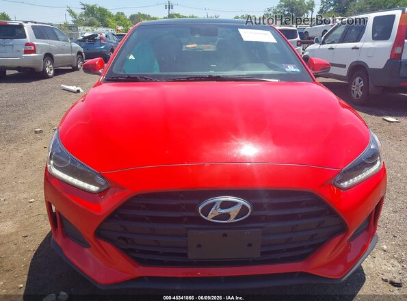 KMHTG6AF5LU021109 2020 HYUNDAI VELOSTER Red ხელსაწყოთა პანელის ხედი