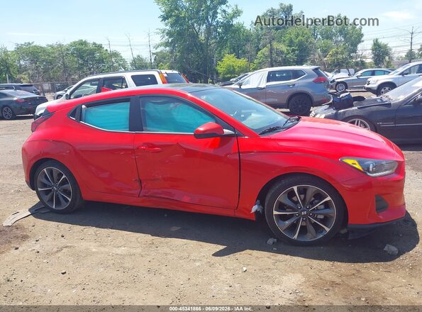 KMHTG6AF5LU021109 2020 HYUNDAI VELOSTER Red უკანა სალონის ხედი