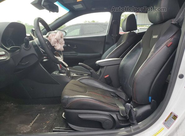 KMHTG6AF6KU008626 2019 HYUNDAI VELOSTER White Vista interior delantera