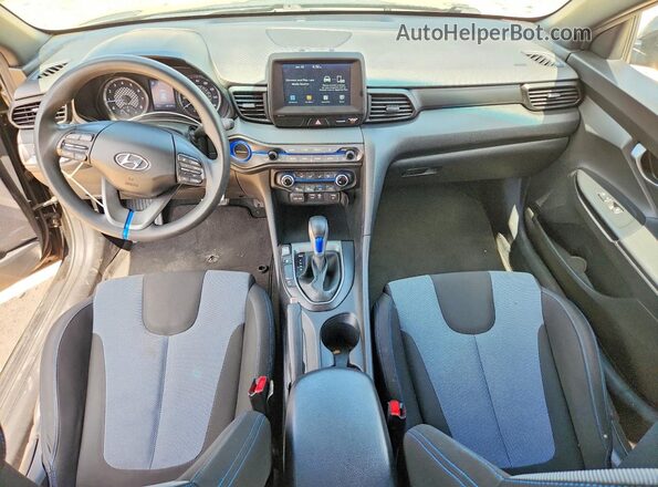 KMHTG6AF6LU020941 2020 HYUNDAI VELOSTER Черный Вид панели приборов
