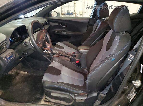 KMHTG6AF6LU024536 2020 HYUNDAI VELOSTER Черный Вид салона спереди