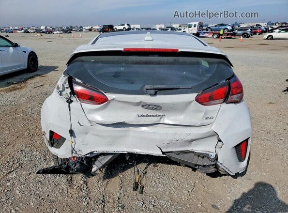 KMHTG6AF7LU023833 2020 HYUNDAI VELOSTER White უკანა ხედი