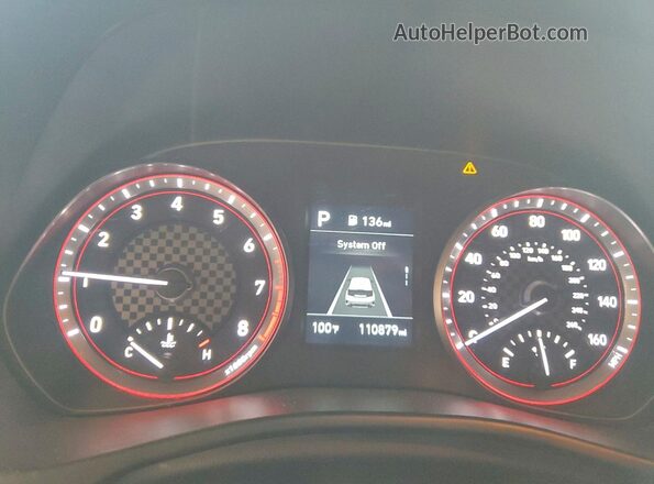 KMHTG6AF8KU016338 2019 HYUNDAI VELOSTER Blue Вид щитка приладів