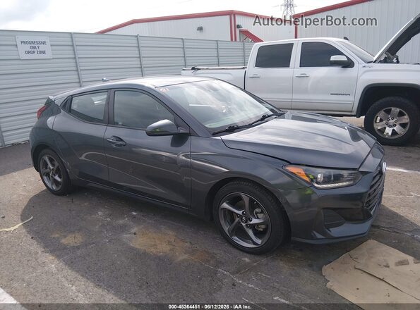 KMHTG6AF8KU017182 2019 HYUNDAI VELOSTER Серый Вид задней части салона