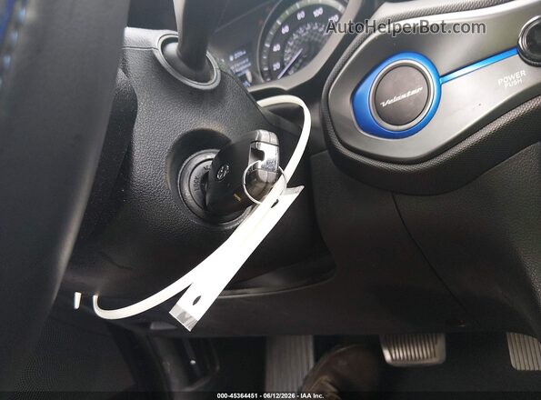 KMHTG6AF8KU017182 2019 HYUNDAI VELOSTER Серый Вид панели приборов