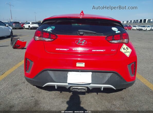 KMHTG6AF8LU022142 2020 HYUNDAI VELOSTER Red 