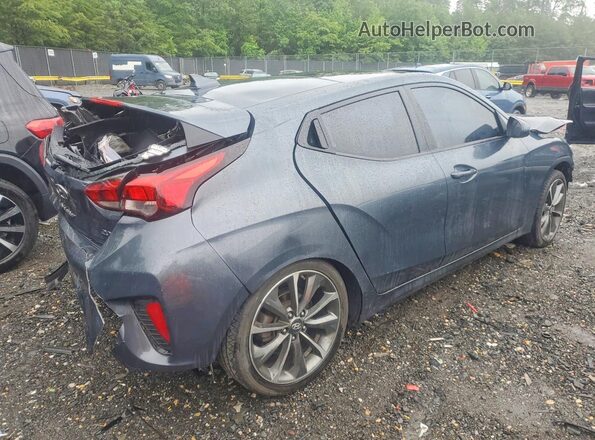 KMHTG6AF9KU008734 2019 HYUNDAI VELOSTER Gray Задня права чверть