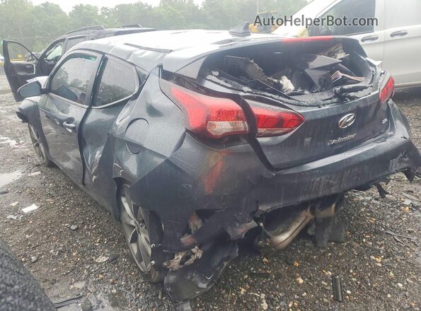 KMHTG6AF9KU008734 2019 HYUNDAI VELOSTER Gray Задня ліва чверть