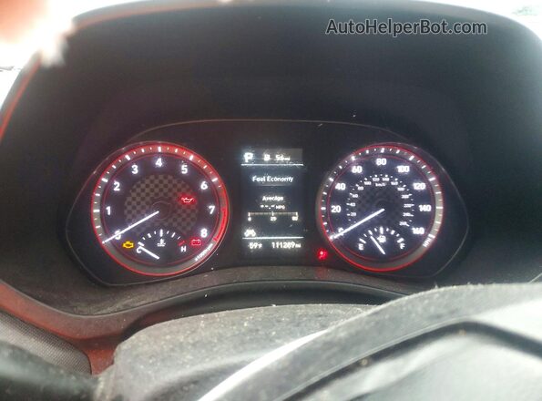 KMHTG6AF9KU008734 2019 HYUNDAI VELOSTER Gray Вид щитка приладів