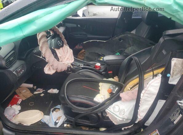 KMHTG6AF9KU008734 2019 HYUNDAI VELOSTER Gray Вид салону спереду