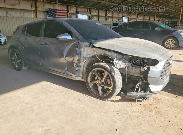 KMHTG6AF9KU017269 2019 HYUNDAI VELOSTER Gray 