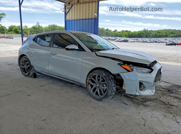 KMHTH6AB1KU006907 2019 HYUNDAI VELOSTER Gray 