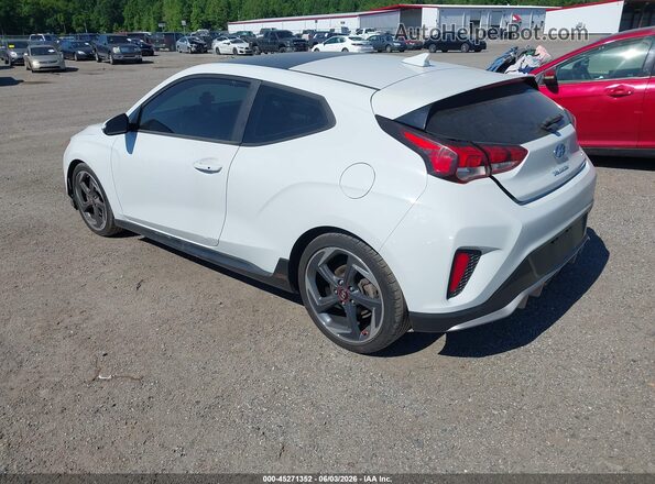 KMHTH6AB1KU007491 2019 HYUNDAI VELOSTER White Задня ліва чверть