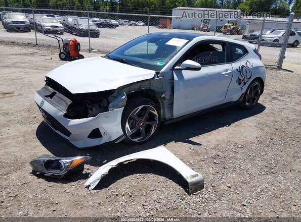 KMHTH6AB1KU018989 2019 HYUNDAI VELOSTER White 
