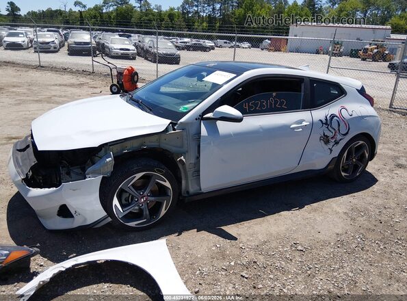 KMHTH6AB1KU018989 2019 HYUNDAI VELOSTER White 