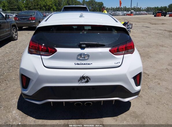 KMHTH6AB1KU018989 2019 HYUNDAI VELOSTER White 