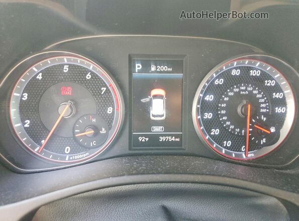 KMHTH6AB2LU030599 2020 HYUNDAI VELOSTER White Սարքավորումների վահանակի տեսք