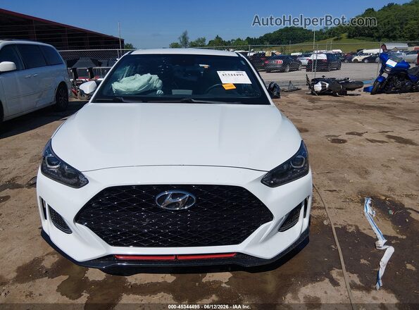 KMHTH6AB3LU023760 2020 HYUNDAI VELOSTER White Вид задньої частини салону