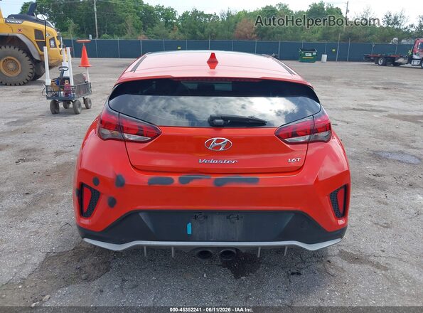 KMHTH6AB4KU015682 2019 HYUNDAI VELOSTER Оранжевый 