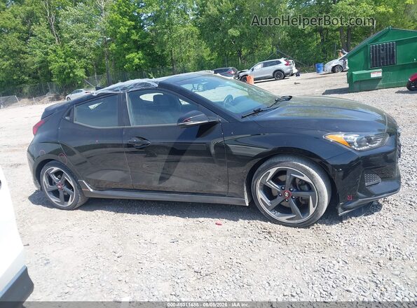 KMHTH6AB5KU013875 2019 HYUNDAI VELOSTER Black Rear interior view
