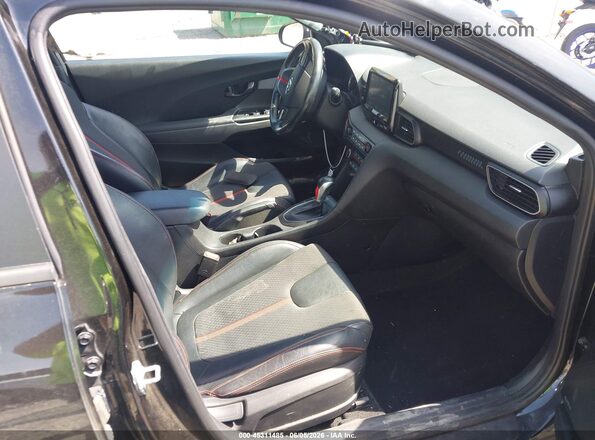 KMHTH6AB5KU013875 2019 HYUNDAI VELOSTER Black Front interior view