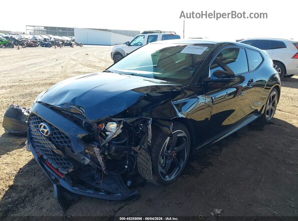 KMHTH6AB6KU020642 2019 HYUNDAI VELOSTER Black Przód lewy