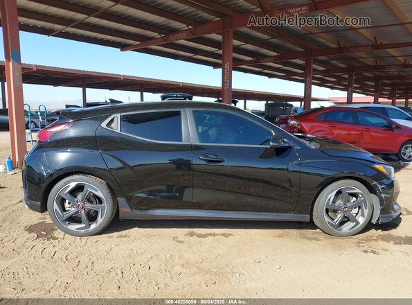 KMHTH6AB6KU020642 2019 HYUNDAI VELOSTER Black Widok wnętrza z tyłu