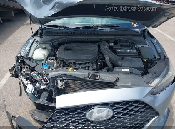 KMHTH6AB8KU006726 2019 HYUNDAI VELOSTER Light Blue Rear view