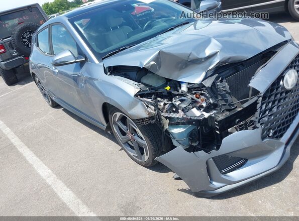 KMHTH6AB8KU006726 2019 HYUNDAI VELOSTER Light Blue 