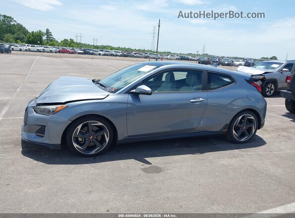 KMHTH6AB8KU006726 2019 HYUNDAI VELOSTER Light Blue 360 interior view