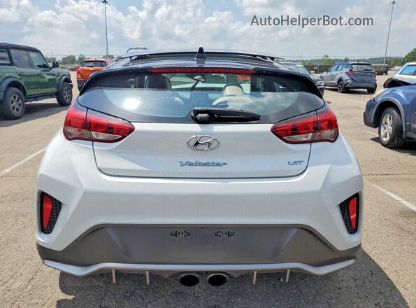 KMHTH6AB9KU008565 2019 HYUNDAI VELOSTER White Հետևի տեսք