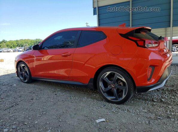 KMHTH6AB9KU013104 2019 HYUNDAI VELOSTER Orange უკანა მარცხენა