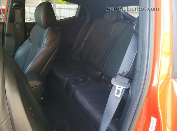KMHTH6AB9KU013104 2019 HYUNDAI VELOSTER Orange უკანა სავარძლების ხედი