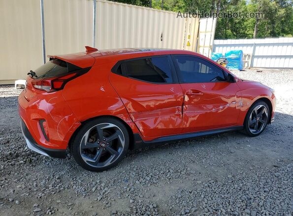 KMHTH6AB9KU013104 2019 HYUNDAI VELOSTER Orange უკანა მარჯვენა