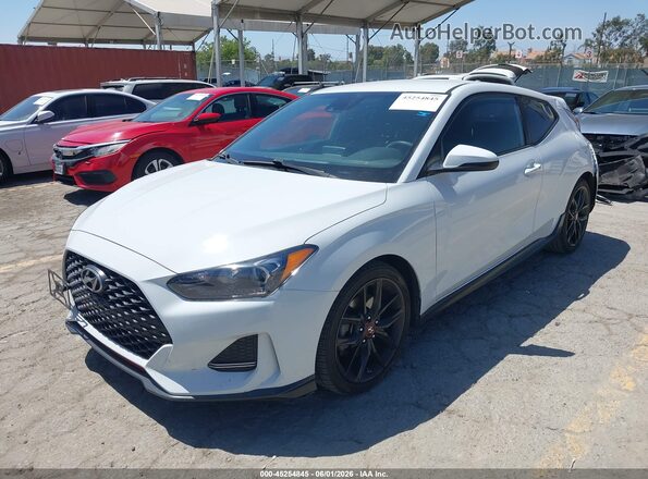 KMHTH6AB9KU016245 2019 HYUNDAI VELOSTER White 