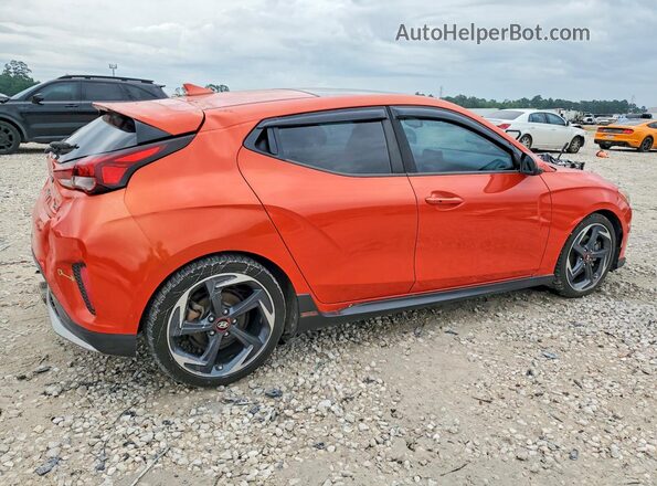 KMHTH6ABXKU006095 2019 HYUNDAI VELOSTER Orange Tył prawy