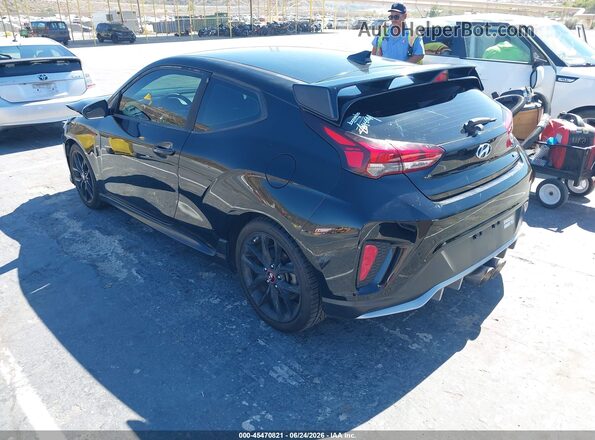 KMHTH6ABXKU006971 2019 HYUNDAI VELOSTER Black უკანა მარცხენა