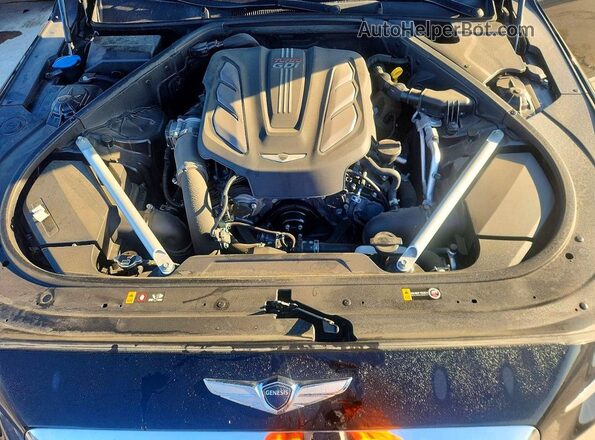 KMTF34JA0KU058672 2019 GENESIS G90 Черный Вид задней части салона