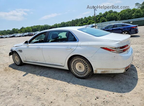 KMTF34PA2LU076003 2020 GENESIS G90 White Հետևի ձախ