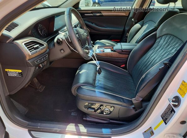 KMTF34PA2LU076003 2020 GENESIS G90 White Սալոնի դիմացի տեսք
